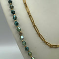 Lonna & Lilly Gold-Tone Two-Row Beaded Long 34in Necklace by Vanessa Jane