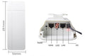 Silarius SIL-P2P300MB13000FT58GHZ Outdoor CPE P2P 5.8GHz 300Mbps - Pair (Up to 4Km/13,000ft) by Silarius