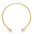 10K Gold Textured Adjustable Toe Ring by Fine Color Jewels