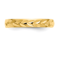 10K Gold Textured Adjustable Toe Ring by Fine Color Jewels