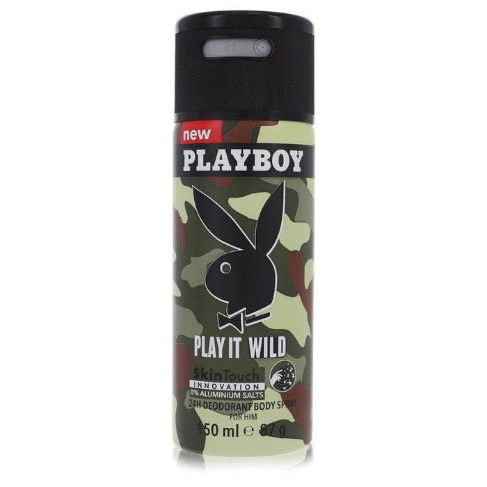 Playboy Play It Wild by Playboy Deodorant Spray 5 oz for Men by Avera Group