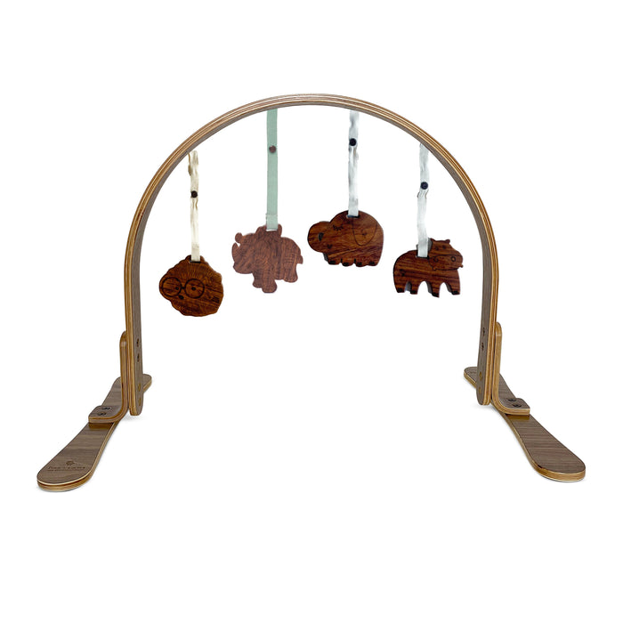 play gym | all wood - dark jungle by Finn + Emma