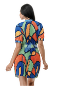 Pleated Shirt Dress by The House of Stylez