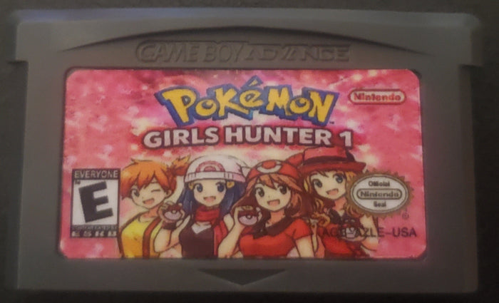 Pokemon Girls Hunter 1 GBA Pokemon ROM Hack Video Game Boy Advance