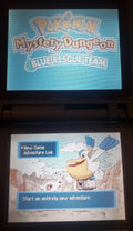 Pokemon Mystery Dungeon Blue Rescue Team NDS Video Game Nintendo DS by VintageVideoGameStore