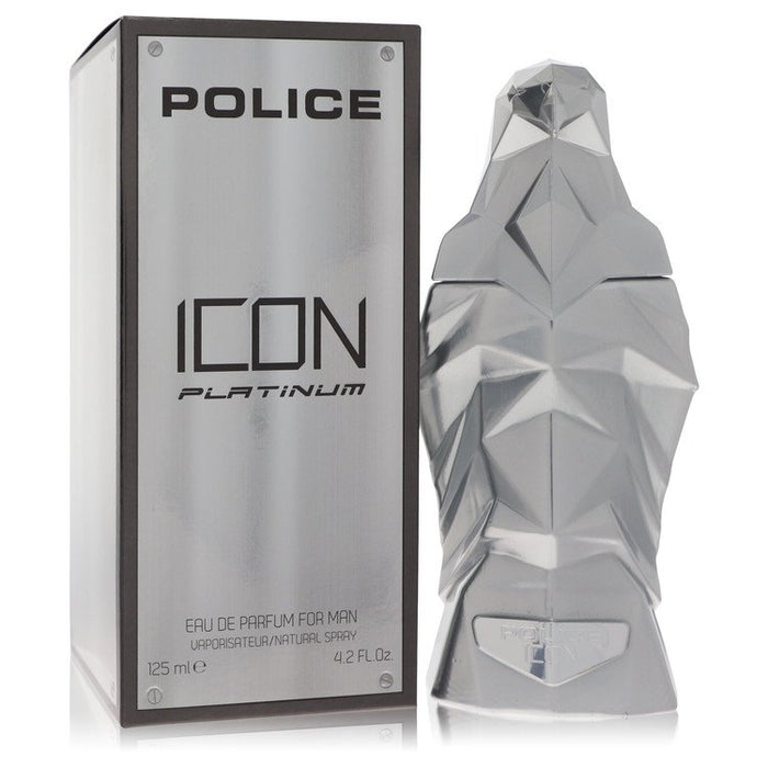 Police Icon Platinum by Police Colognes Eau De Parfum Spray 4.2 oz for Men by Avera Group