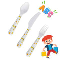 Sublimation Blanks flatware set Polymer Kid's Knife Spoon Fork Plate Cup Bowl by INNOSUB USA