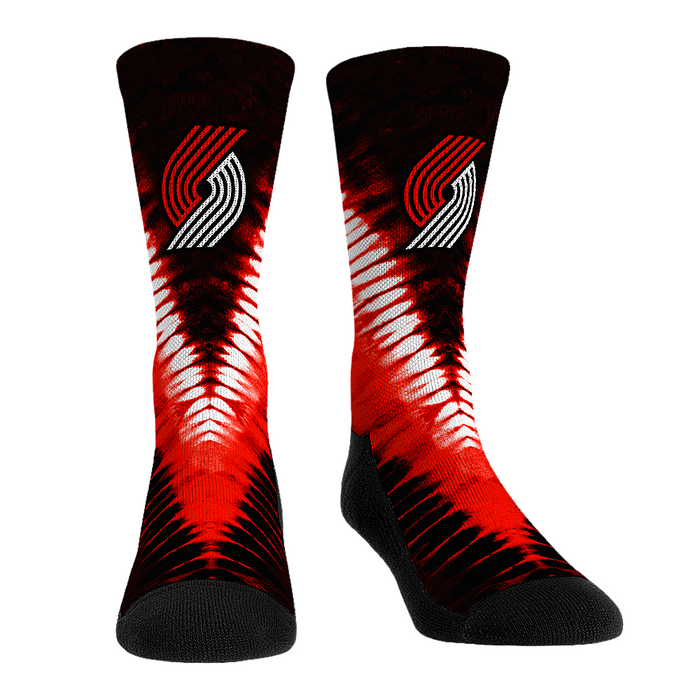 Portland Trail Blazers - V Shape Tie Dye by Rock 'Em Socks