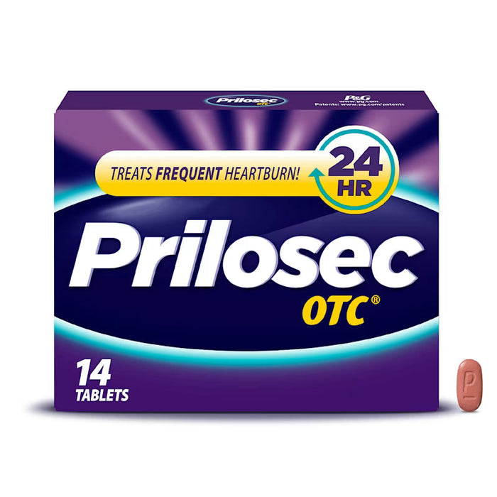 Prilosec OTC: 24-Hour Acid Reducer for Frequent Heartburn Relief by Pasteur Pharmacy