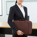 Cambridge Full-Grain Leather Tech Case – Large by MiamiLeathers.com