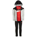 Puma 3-Pc. Colorblocked Fleece Hoodie, Jogger Pants and T-Shirt, Size 5 by Vanessa Jane