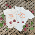 graphic bodysuit | pumpkin spice nice by Finn + Emma