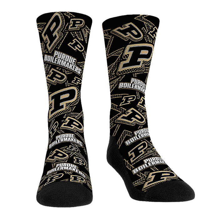 Purdue Boilermakers - Microdot All-Over by Rock 'Em Socks