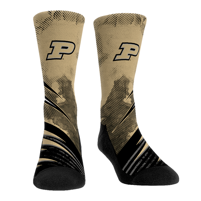 Purdue Boilermakers - Slash Slant by Rock 'Em Socks
