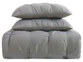 Truly Soft 3Pc Pleated Full/Queen Comforter Set – Gray by Vanessa Jane