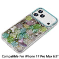 Roses Arrangement 3D Bling Case for iPhone 17 Pro Max with Tempered Glass by Merch Section