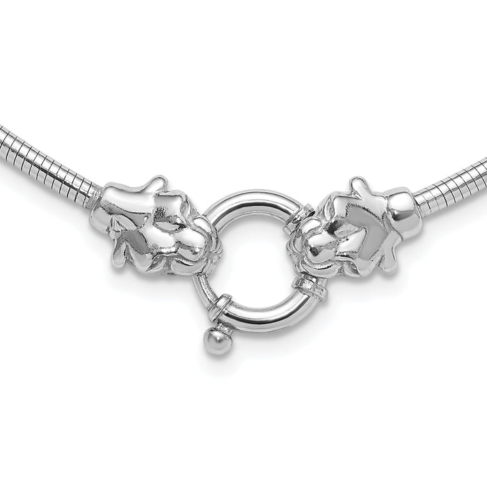 Panther Fancy Necklace by Fine Color Jewels