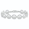 Sterling Silver Claddagh Circle Bracelet