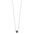 Black Cultured Tahitian Pearl Necklace by Fine Color Jewels