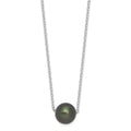 Black Cultured Tahitian Pearl Necklace by Fine Color Jewels