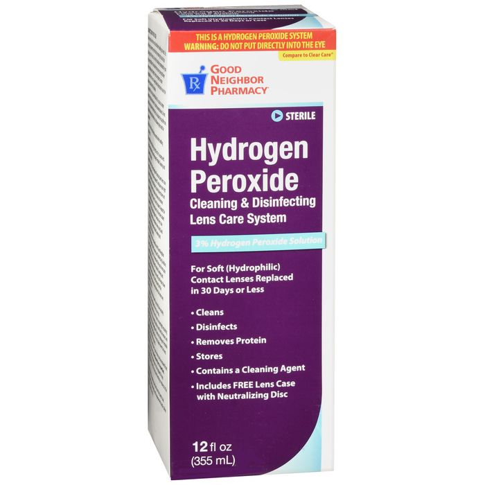 GNP EYE CLEANSING HYDROGEN PEROXIDE SOLUTION 12 OZ by Pasteur Pharmacy