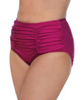 Raisins Curve Womens Stretch Tummy Control Ruched Bikini Full Coverage by Vanessa Jane