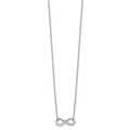 Diamond Infinity Necklace by Fine Color Jewels