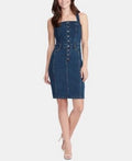 William Rast Juniors Women's Blue Serena Denim Jean Dress, Size Medium by Vanessa Jane
