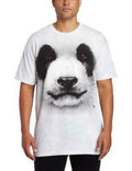 The Mountain Mens 100% Cotton Big Face Panda Realistic Graphic T-Shirt, SZ Large by Vanessa Jane