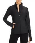 Aqua Athletic Yoga Zip Jacket by Vanessa Jane