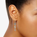 Simply Vera Vera Wang Silver Tone Simulated Gem Linear Drop Earrings by Vanessa Jane