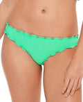 Salt + Cove Stretch Limited Coverage Bikini Ruffled Shirred Pucker up Hipster by Vanessa Jane