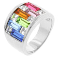 Avera Candy Maze Ring in Polished Sterling Silver by Avera Group