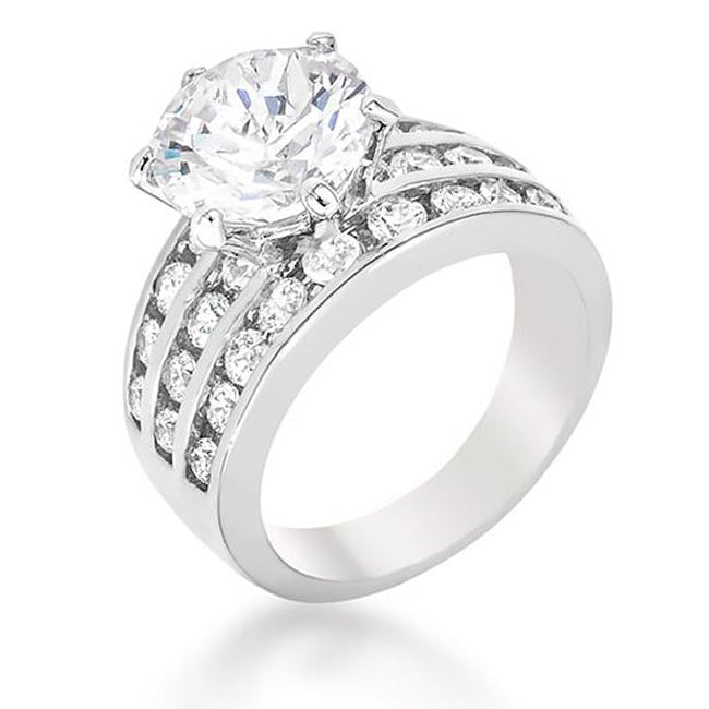 Avera Timeless Solitaire Classic Engagement Ring for Women by Avera Group