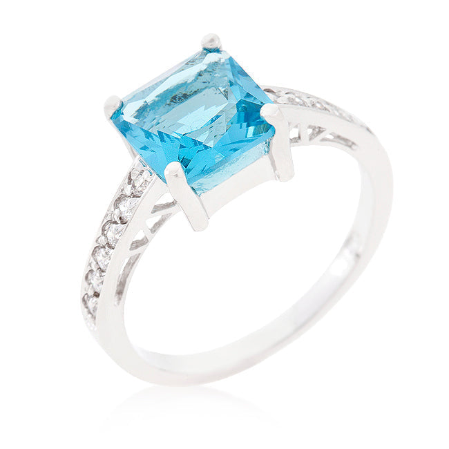 Avera Princess Bella Statement Ring in Turquoise and Aqua by Avera Group