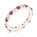 Avera Mini Elizabeth Band Sterling Silver Stackable Ring by Avera Group