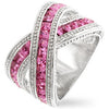 Avera Jewelry Signature Twisting Band Ring in Pink Gold