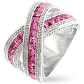 Avera Jewelry Signature Twisting Band Ring in Pink Gold by Avera Group