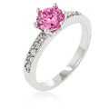 Avera Petite Engagement Ring In Sterling Silver by Avera Group