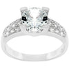 Avera Classic Engagement Ring Style 1 Sterling Silver Band