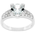 Avera Classic Engagement Ring Style 1 Sterling Silver Band by Avera Group