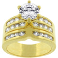 Avera Radiant Elegance Formal Engagement Set in 14k Gold by Avera Group