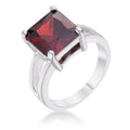 Avera Cubic Zirconia Gypsy Ring In Polished Sterling Silver by Avera Group