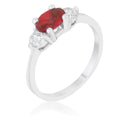 Avera Classic Zirconia Ring in Radiant Blue Size 5 by Avera Group