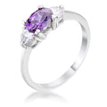 Avera Classic Zirconia Ring in Radiant Blue Size 5 by Avera Group
