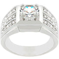 Avera Rock Solid Cubic Zirconia Ring in 18k Gold Plated Finish by Avera Group
