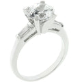 Avera Classic Triple Engagement Ring in Sterling Silver by Avera Group