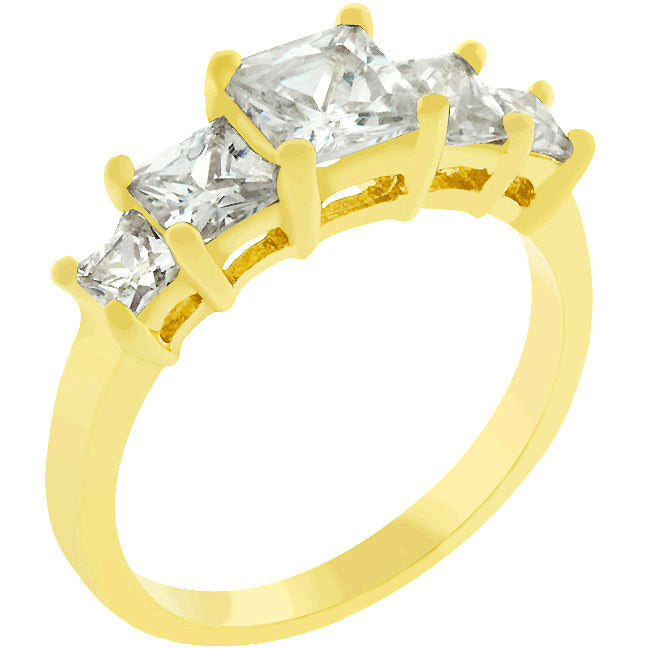 Avera 5-Stone Anniversary Ring in 14k Gold by Avera Group