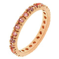 Avera Infinity Twist Bridal Set In Rose Gold Tone by Avera Group