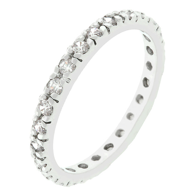 Avera Halo Radiant Wedding Set In Lustrous Silver Tone by Avera Group